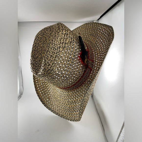 RIO GRANDE Men Size 58 (7 1/4) San Francisco Hat Co Hard Straw Cowboy  Hat‌‌‌‌‌ - Picture 9 of 13